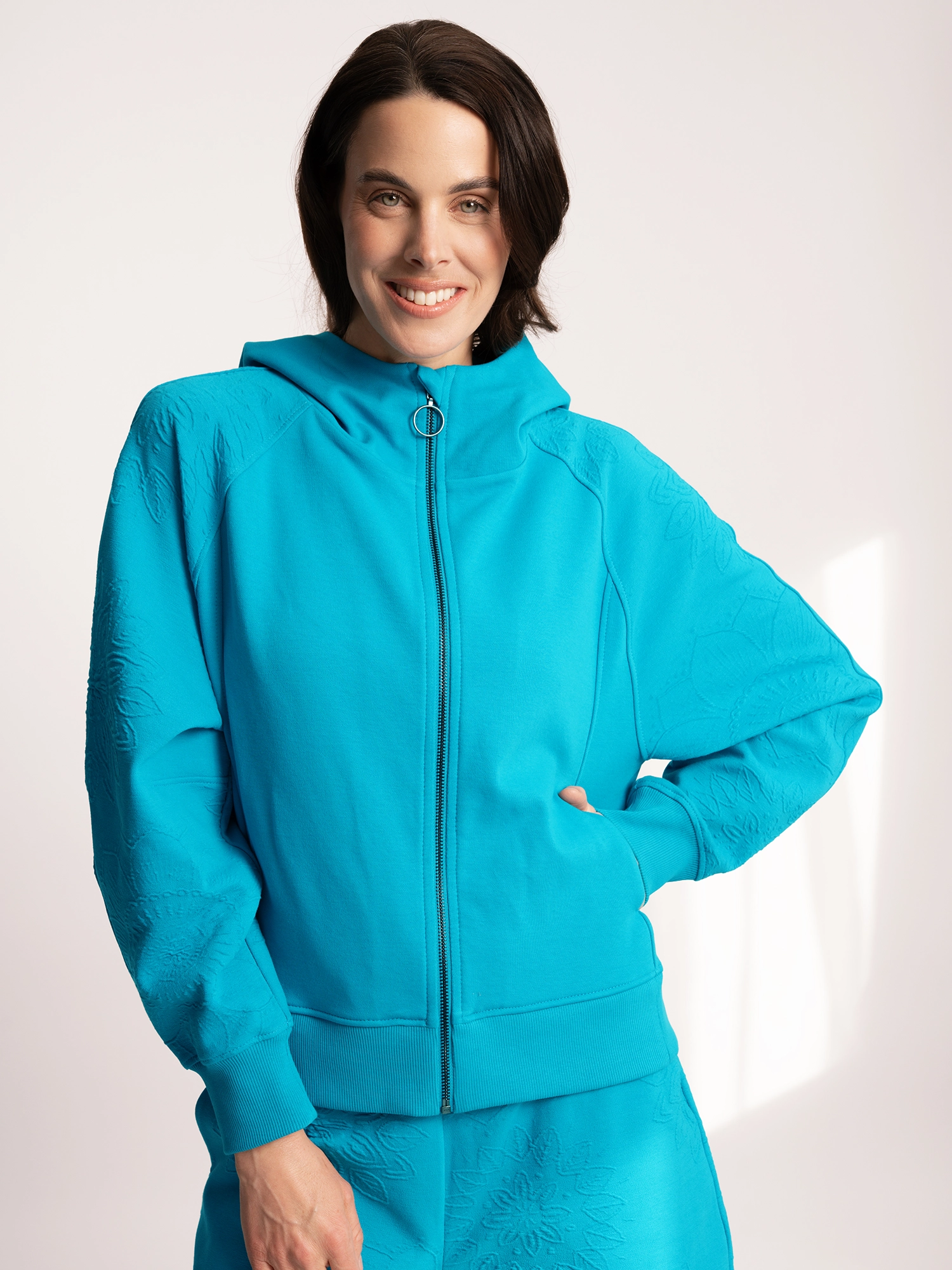 Sweatjacke Jacquard Gati Nava