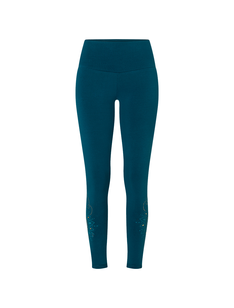 L - Yoga Leggings Nidhi - nachtpetrol